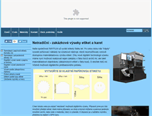 Tablet Screenshot of printetikety.cz